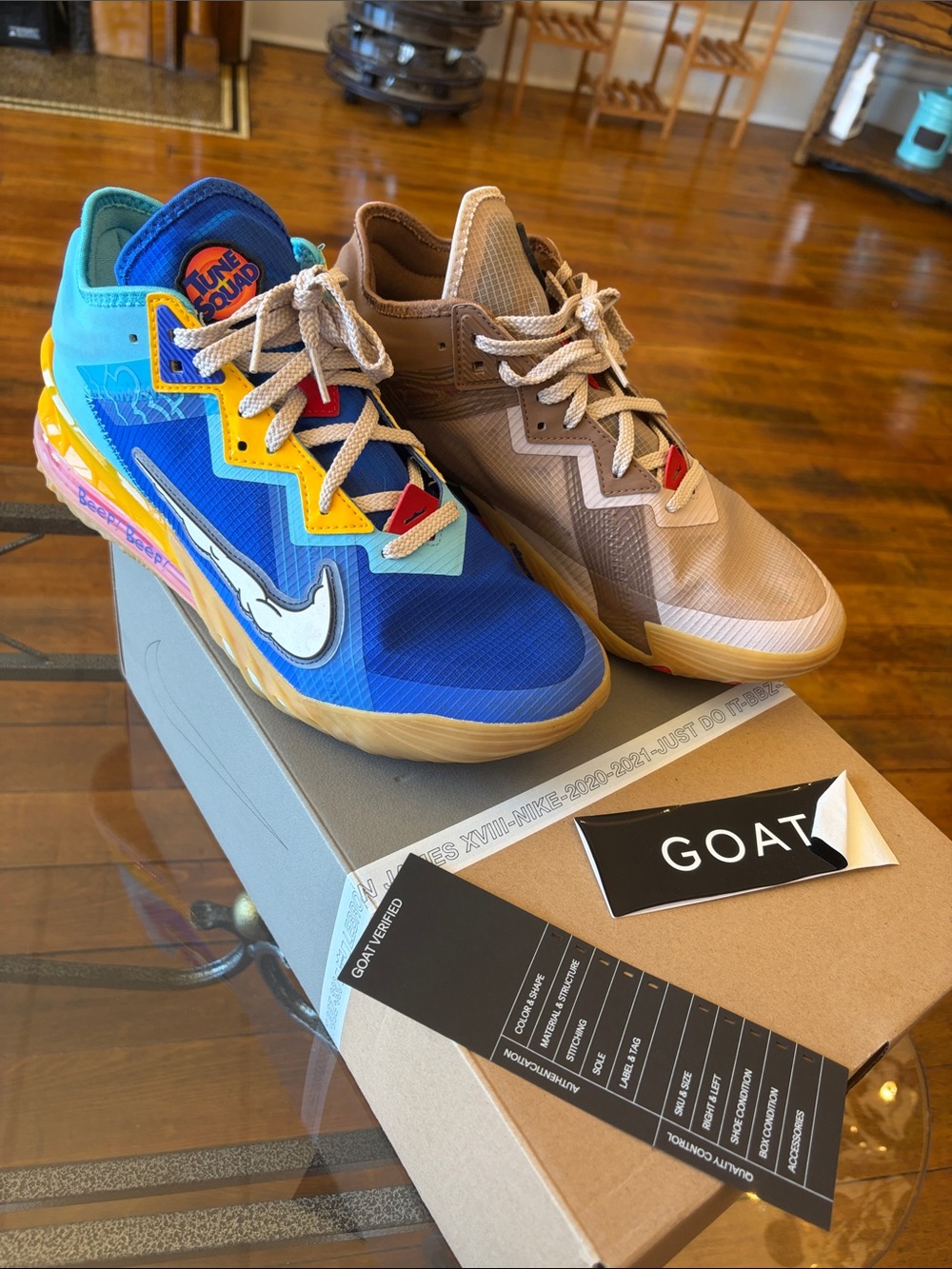 Lebron XVIII Low Space Jam shoes